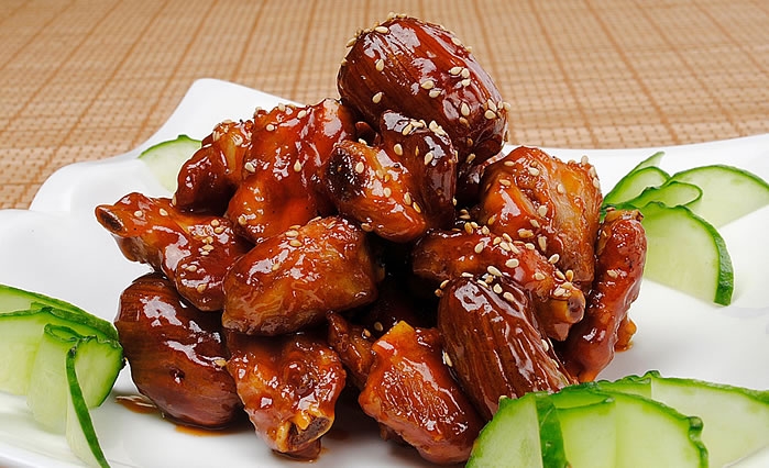 糖醋排骨制作工艺及配方