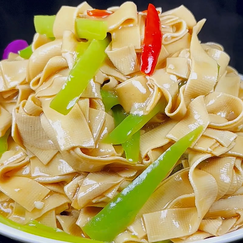 尖椒炒干豆腐配方及烹饪工艺制作流程